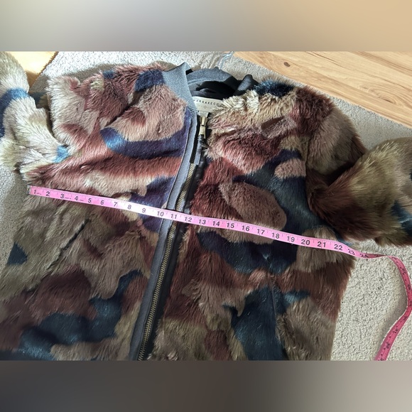 Anthro Marrakech Faux Fur Bomber Jacket - Picture 8 of 9